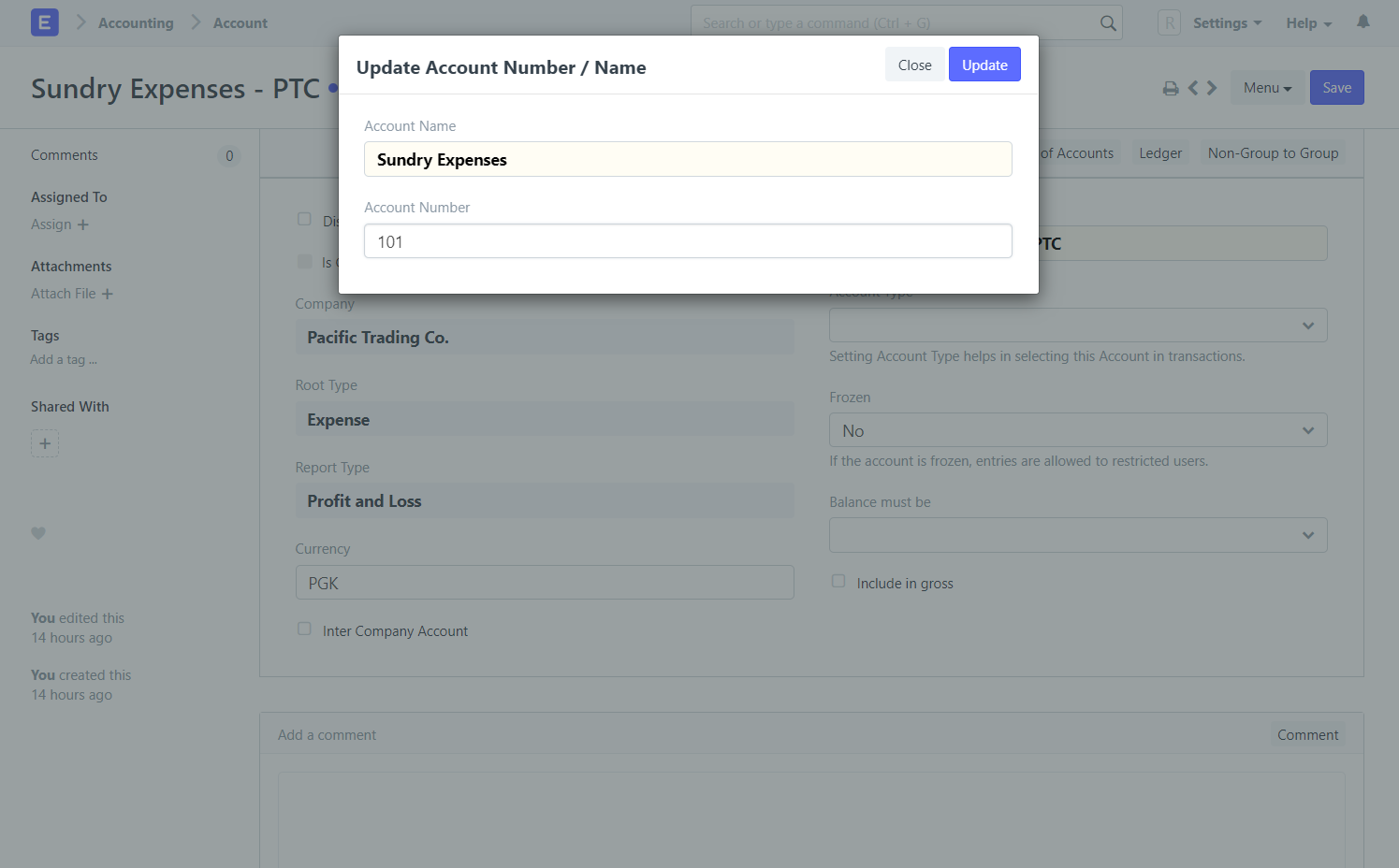 Auto-Generated Account Numbers