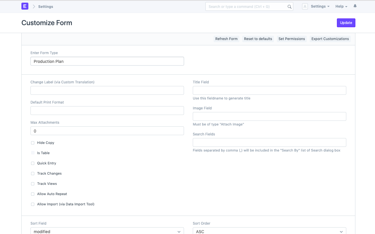 On-The-Fly Customizations