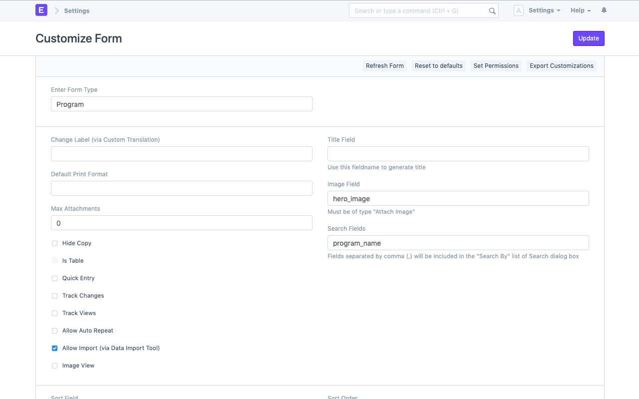 On-The-Fly Customizations
