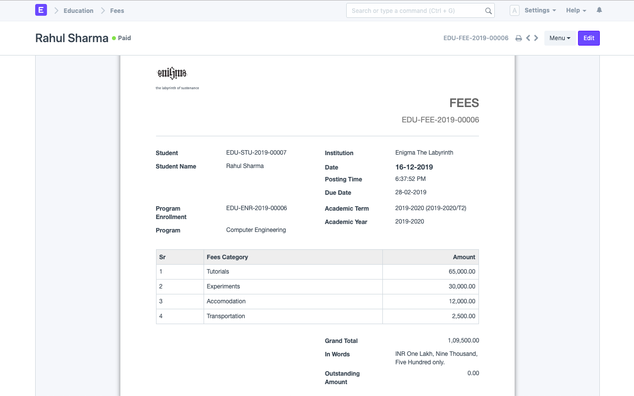Student Fees