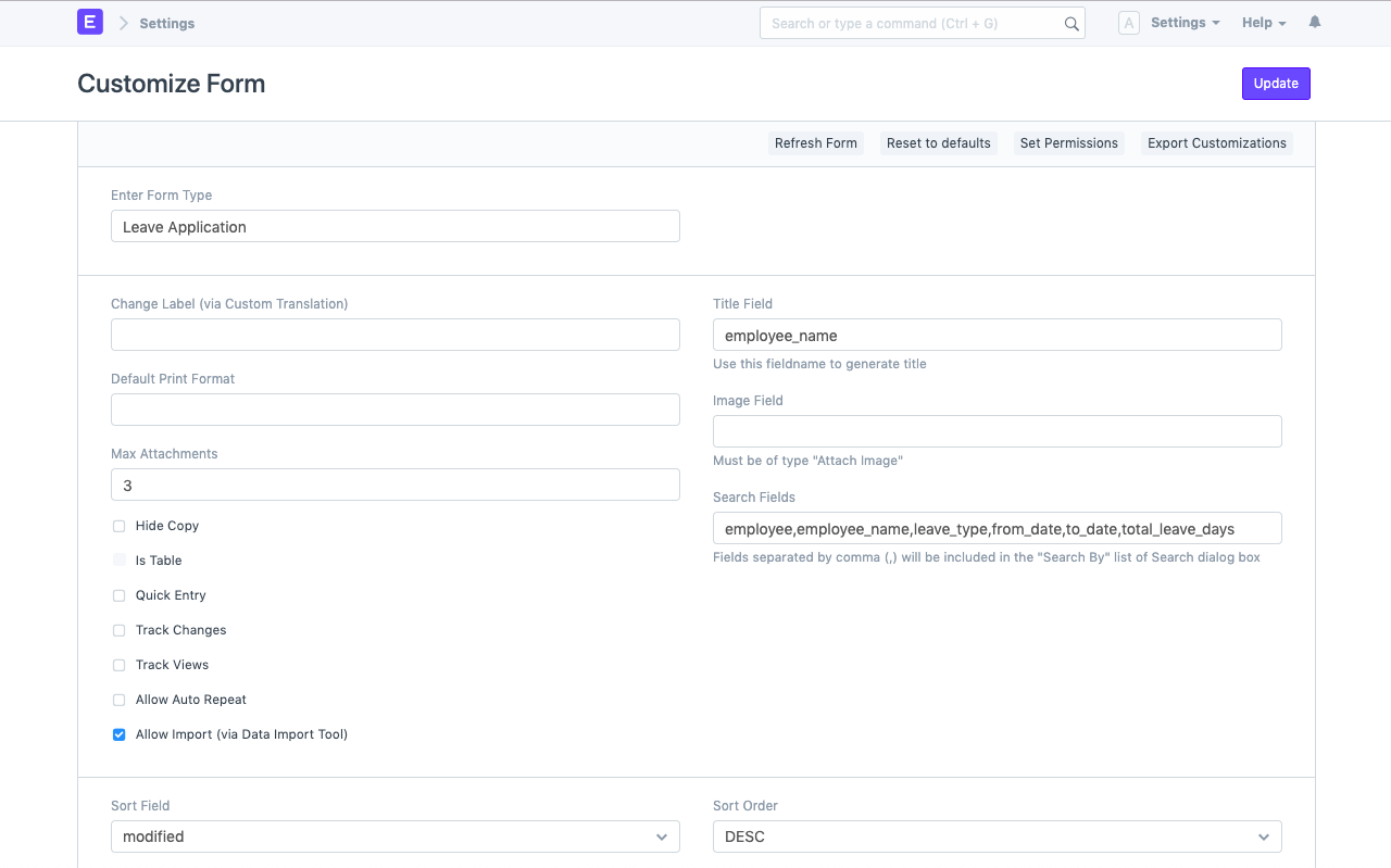 On-The-Fly Customizations