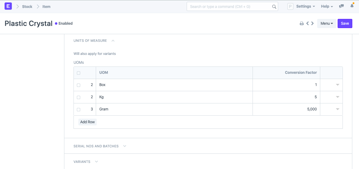 Multiple Units Of Measurement