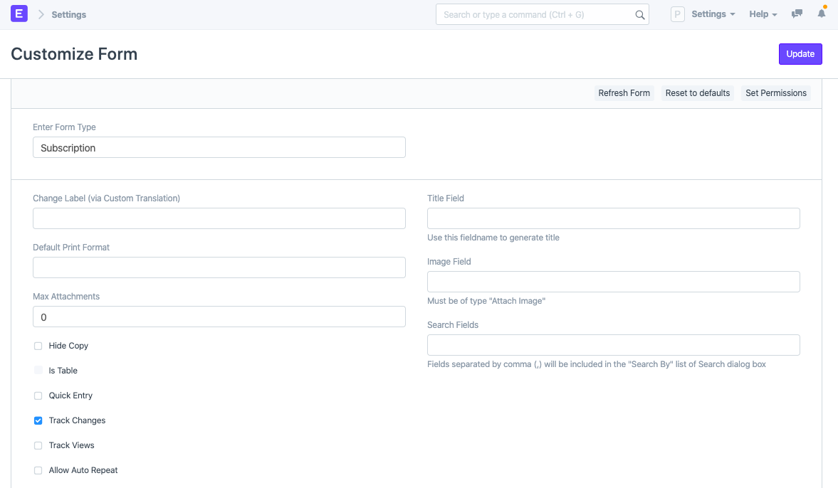 On-The-Fly Customizations